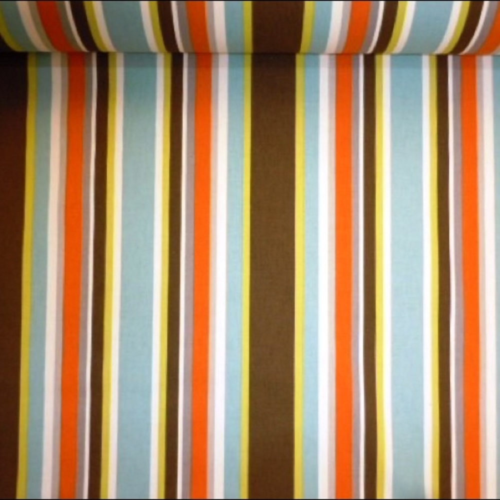 Cameron Color 332 Fiesta Cotton Stripe Fabric